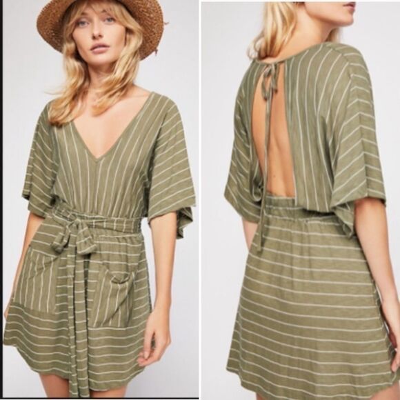 free People Beach Paradise Stripes Mini Dress - Picture 3 of 12